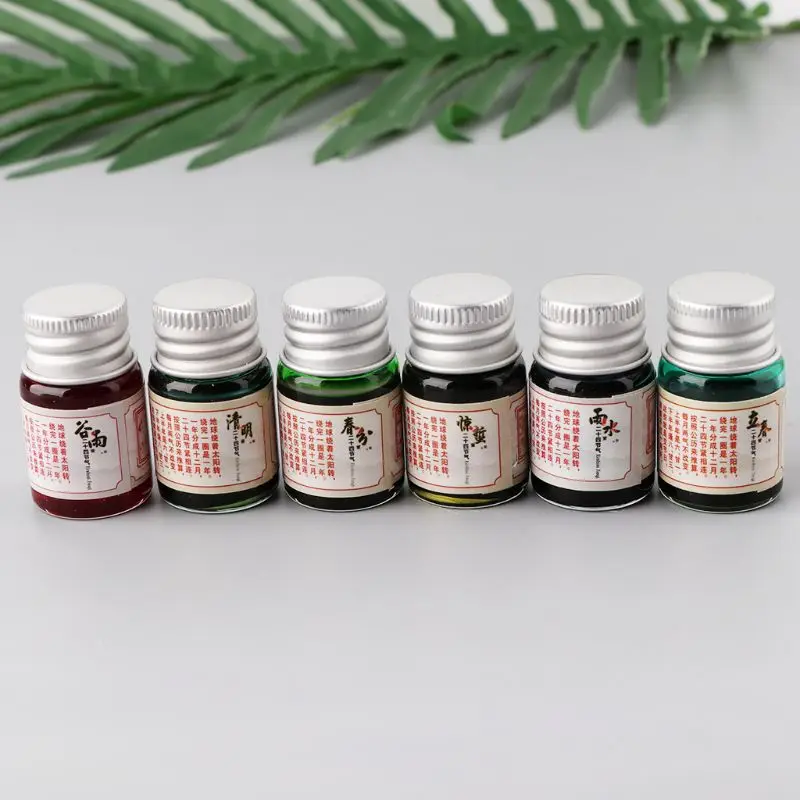 

5ml Gold Powder Colored Ink For Fountain Dip Pen Calligraphy Writing Painting Graffiti Stationery Office Supplies