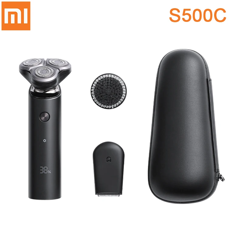 

Xiaomi Mijia Electric Shaver S500C 3 Head Flex Razor Dry Wet Shaving Washable Portable Beard Trimmer Face Cleansing 3 In 1