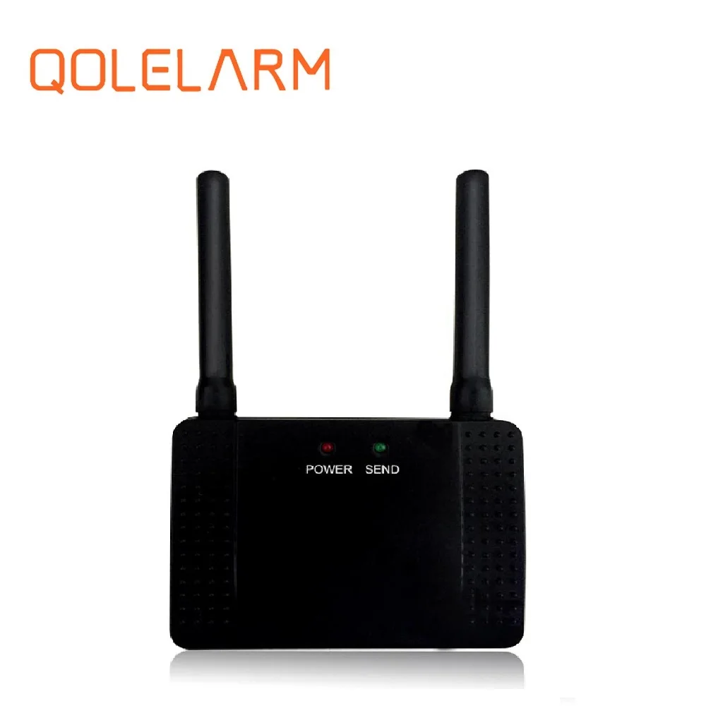 Qolelarm 3/7pcs each lot 433MHz Wireless alarm signal repeater transmit and enhance signal of sensor detector extender
