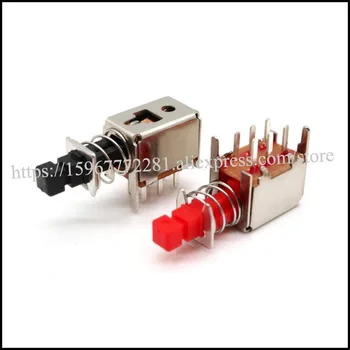 

Key switch A03/ PS-22F03 straight key switch horizontal 6 pin push no lock / self lock 50V 0.5A