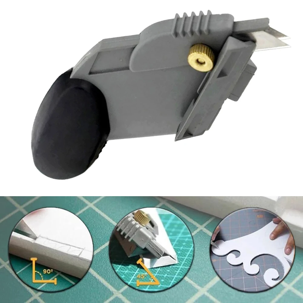

45/90 Degree Angle Easy Mat Cutter with 6pcs Spare Blades Oblique Frame Angle Cutter Card Foam Mat Paper Board Cutting Machine