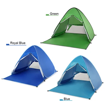 

Lixada Outdoor Camping Tent 2 People Tent Automatic Instant Pop Up Beach Tent Lightweight UV Protection Sun Shelter Tent Cabana