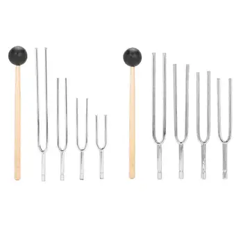 

Professional Universal Portale Durable Tuning Fork Aluminum Alloy Tuning Fork Wood Hammer Sound Healing Therapy Tool Set