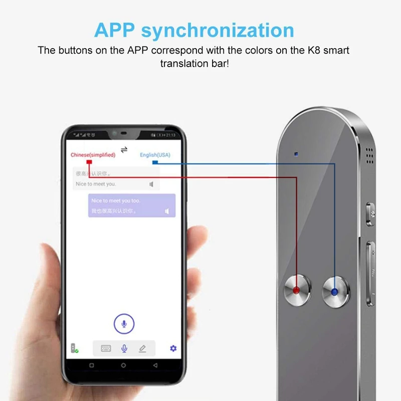 Смарт-переводчик устройство мгновенный переводчик 68 язык s фото перевод для обучения путешествия бизнес-встречи