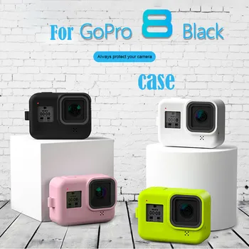 

New Soft Silicone Protective Cover For Go Pro 8 Black Camera Accessories Action Camera Protective Case Housing Shell Cover Case