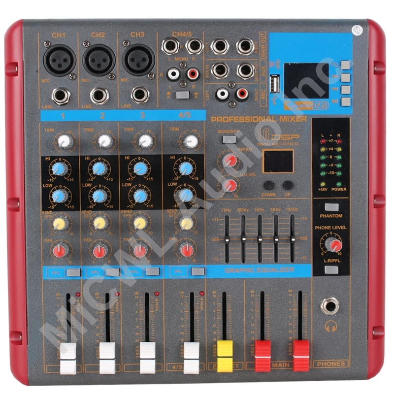 XR5 5 Channel Bluetooth Mixer Mixing Console 5