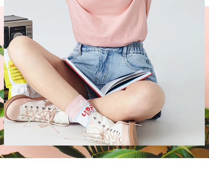 SEMIR, свободная женская футболка, осень, новая, с принтом, хлопок, для девушек, тонкая, семь точек, рукав, футболка, Повседневная