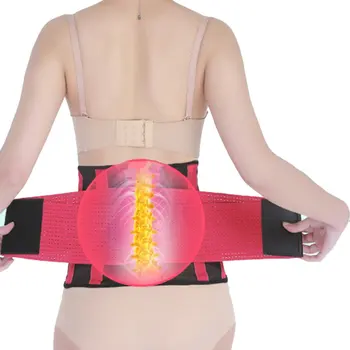 

B34 Double Pull Lumbar Adjustable Support Lower Back Belt Brace Pain Relief Unisex Sports Protection Waist Trainer Belt