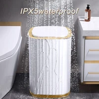 Smart Sensor Garbage Bin Kitchen Bathroom Toilet Trash Can Best Automatic Induction Waterproof Bin with Lid