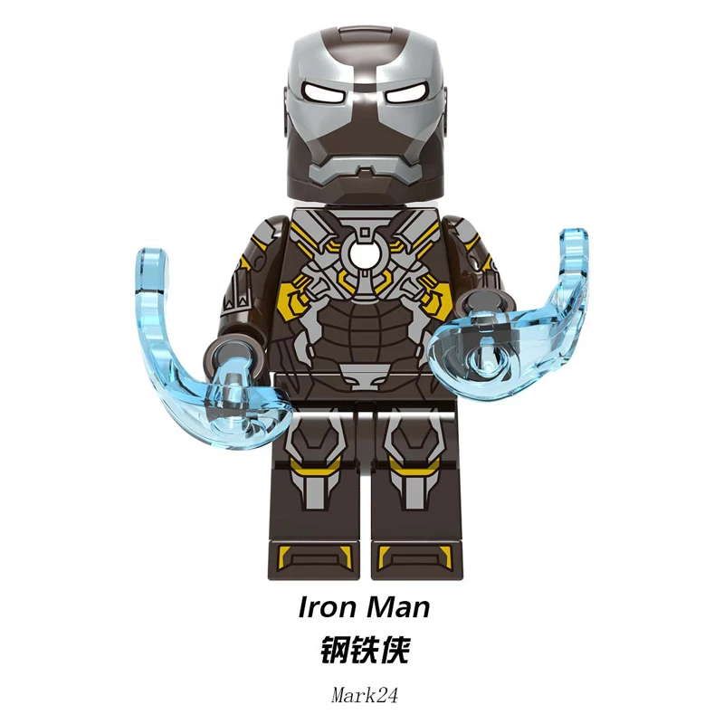 Железный человек строительные блоки Мстители эндгейм Tony stark MK21 MK36 MK1616 30 50 кирпичи подвижная фигурка-модель подарок детские игрушки WM6065 - Цвет: XH1220