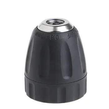 

0.8-10m Drill Chuck Driver Converter 3/8 Inch 24UNF With 1/4 Inch Hex Shank Key