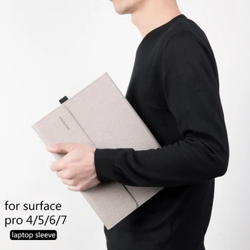 

For Microsoft Surface Pro 7 6 5 4 Case Sleeve with Pen Holder Compatible with Type Cover Keyboard Waterproof Tablet Pouch Cover