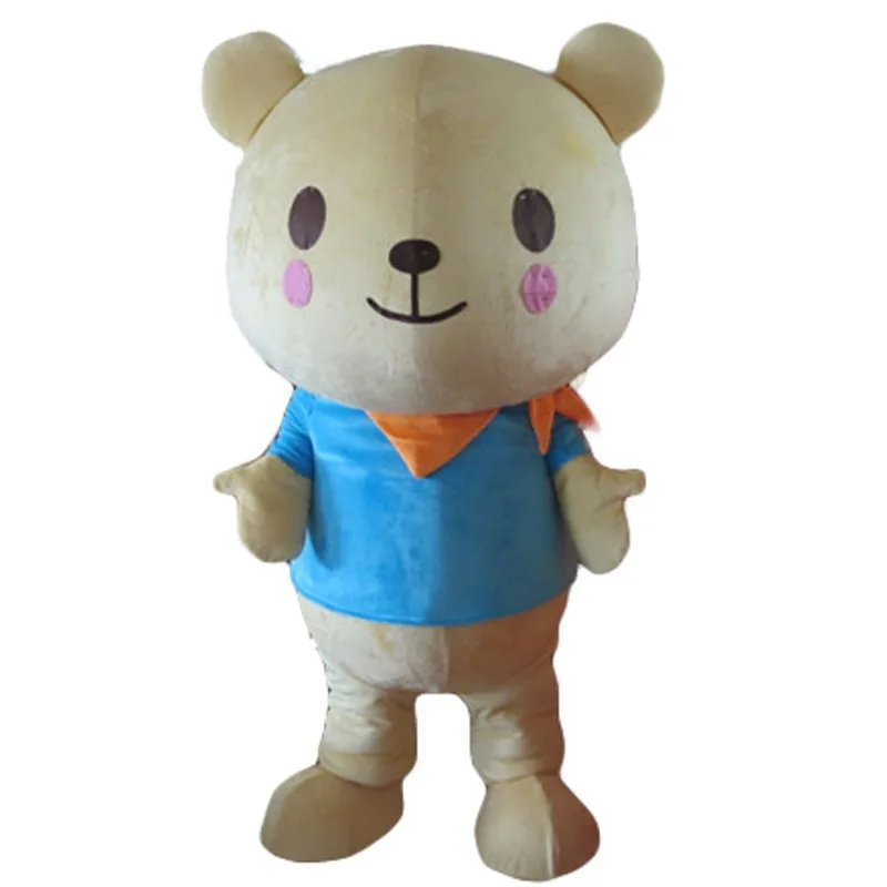 Теплый шарф медведь талисман костюм костюмы для Хэллоуина Косплей вечерние костюмы для игр рекламные подарки на Хэллоуин