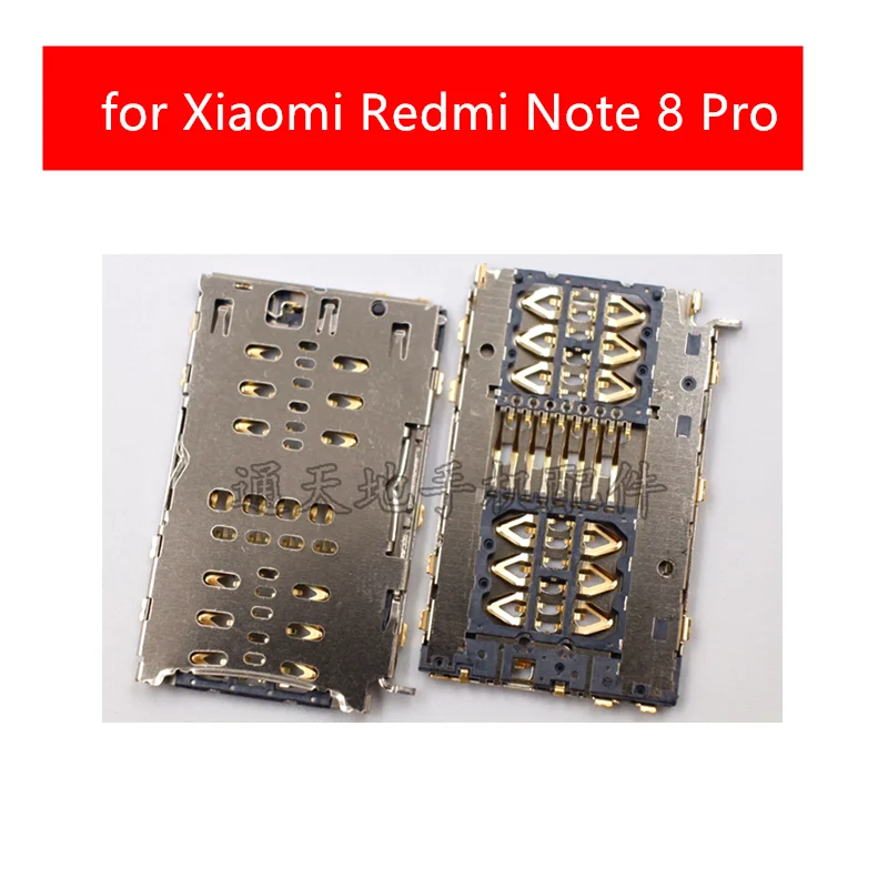 Для Xiaomi Redmi Note 8 Pro SIM кардридер слот для карты лоток держатель Разъем 8Pro запасные