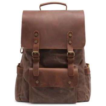 

Backpack 2020 Spring Shoulder Bag Men&Women Canvas Preppy Style Minimalist Multicolor Khaki Brown Coffee Waterproof Mochilas