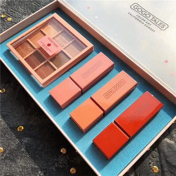 

Makeup Set Shimmer Matte Glitter Eyeshadow Palette +Lipstick With Gift Box Eye Shadow Pallete Pigmented Makeup Palette Cosmetic