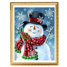 5D бриллиантовый рисунок Рождество подарок маленький Снеговик Стразы картина девушка украшение комнаты H99F