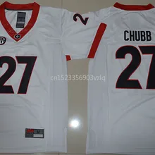 Новое поступление высокое качество Ник Chubb футболка колледжа майки#27 Chubb молодежные майки S-XL