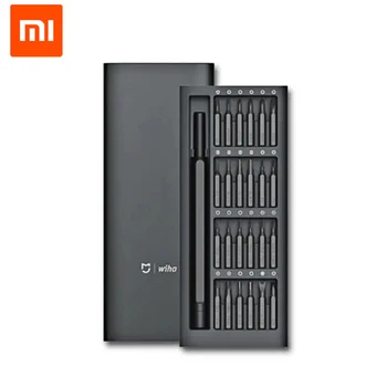 

Brand New Xiaomi Mijia Wiha Daily Use Kit 24 Precision Magnetic Bits Alluminum Box Mijia Wiha DIY Screw Driver Set