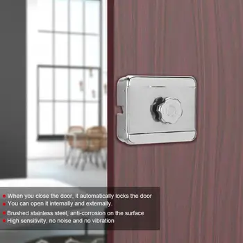 

Mute Door Lock Electric Mute Door Lock for Doorbell Intercom Access Control Security System DC12V