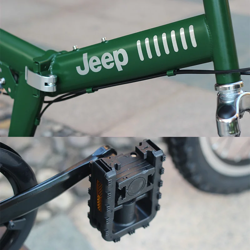 La bicicletta pieghevole JEEP da 20 pollici con bici da fondo antiurto  riduce le vibrazioni della bicicletta|machine silk|machine washable  comforter setsmachine transfer - AliExpress