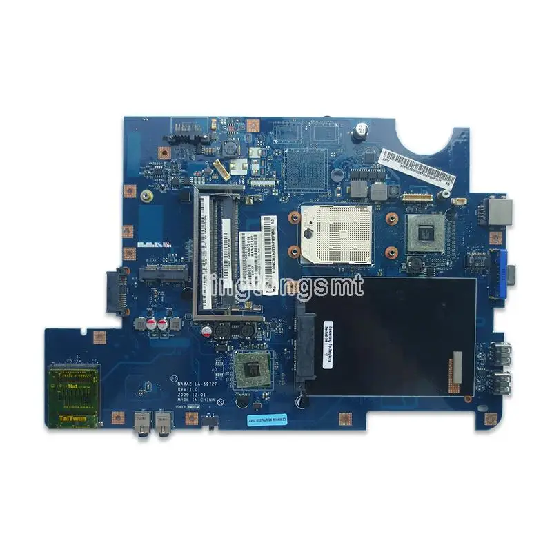 NAWA2 LA-5972P для lenovo G555 ноутбук G555 материнская плата для ноутбука NAWA2 LA-5972P материнская плата DDR2 тест mothebroard