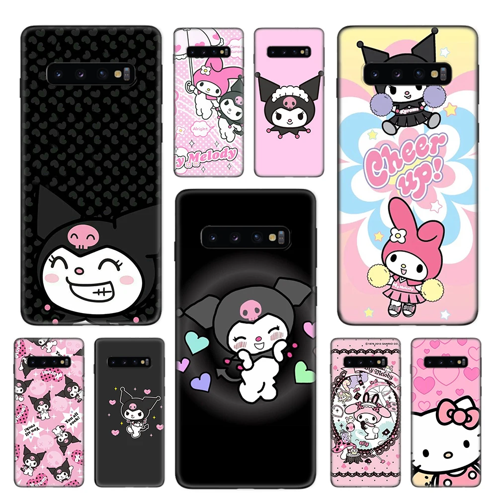 Kuromi Anime TPU Colorful Phone Case For Samsung Galaxy