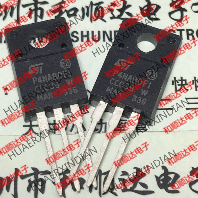10 шт./лот и P4NA80FI STP4NA80FI TO-220F 800V 2.5A
