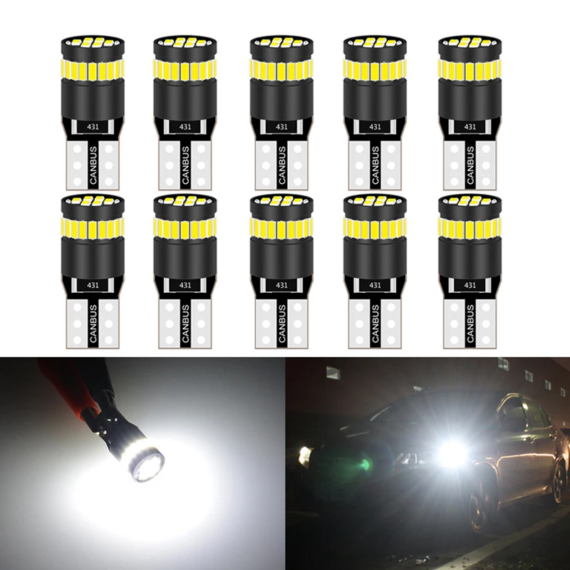 10x W5W T10 светодиод шина может свет лампы для UAZ 31512 3153 3159 3162 Simbir 469 Hunter Patriot |