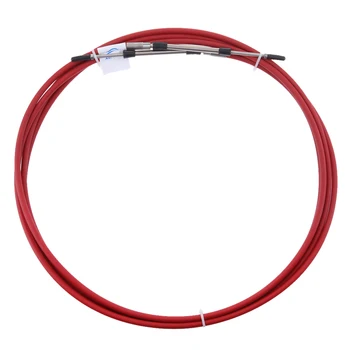 

2pcs Red 080 Series Type Boat Marine Throttle & Shift Control Cable 18 FT
