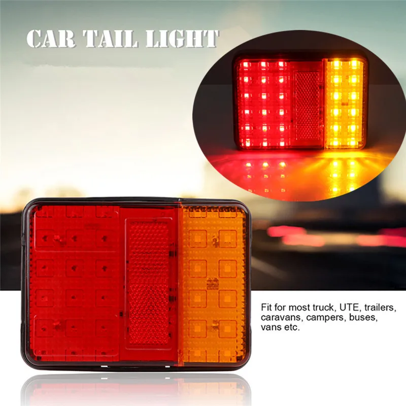 

1PCS 30LED Caravan Trailer Lights Rear Pilots LED Truck Tail Light LED Trailer 12V LED Rear Lights For Trailer