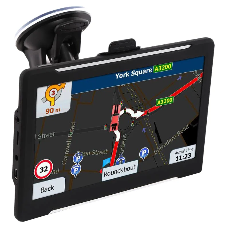 7 дюймов емкостный экран GPS навигатор HD FM 8G 256 м MP3/MP4 плеер вождения голосовой навигатор