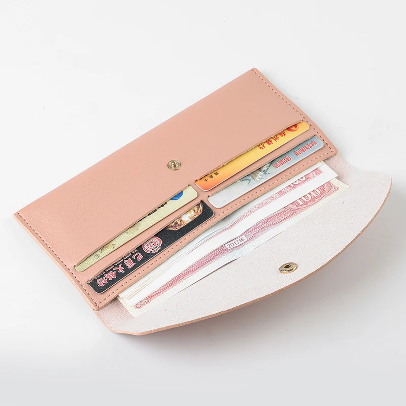 Женский кошелек серые/синие/зеленые/розовые/черные женские кошельки и Длинный на