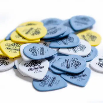 

50pcs Rock-On! Touring Dunlop Tortex Guitar Picks Plectra Mediators Available Gauges 1mm/1.2mm/1.5mm