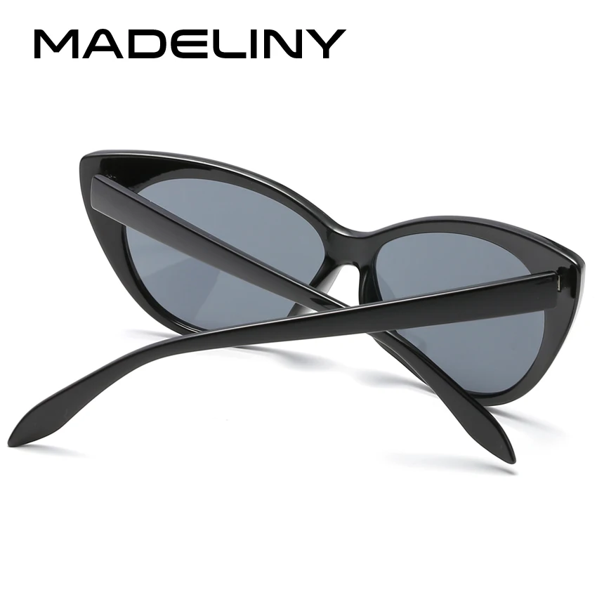 MADELINY, новая мода, кошачий глаз, солнцезащитные очки для женщин, брендовые, дизайнерские, винтажные, женские, сексуальные, кошачий глаз, очки Oculos De Sol Feminino MA006