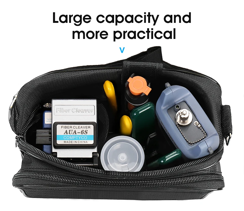 FTTH Fiber Optic Tool Kit with Fiber Fibra Optica Power Meter and 10mW Visual Fa