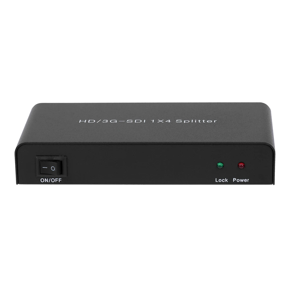 SDI 1X4 сплиттер видео конвертер 3g/HD/SDI ретранслятор распределения расширитель широкий Volatge вход без потерь передачи для проектора