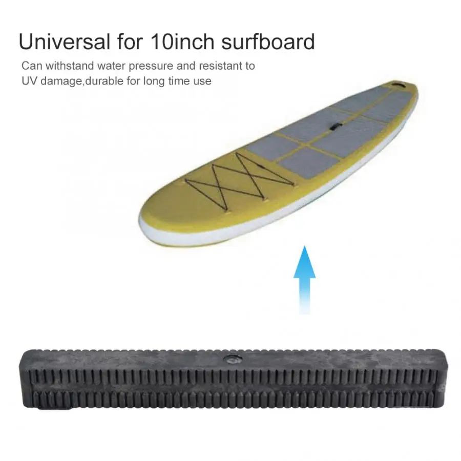 Универсальный 10 Дюймов Longboard доски для серфинга один центр плавников хвоста: Коробка зажигания держатель для гоночные лодки Лонгборд принадлежности для серфинга