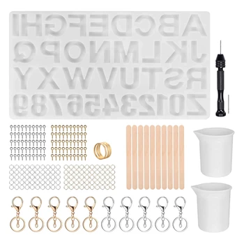 

DIY Casting Mold Alphabet Silicone Mold Letter Jewelry Making Mold Alphabet Mold for DIY Craft Casting Mould Set Kit