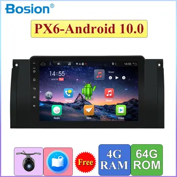 

1 Din PX6 Car Multimedia Player For BMW 5 E39 E53 M5 1995-2003 Android 10.0 Autoradio Stereo Audio GPS Navi HDMI AUX 4GB+64GB