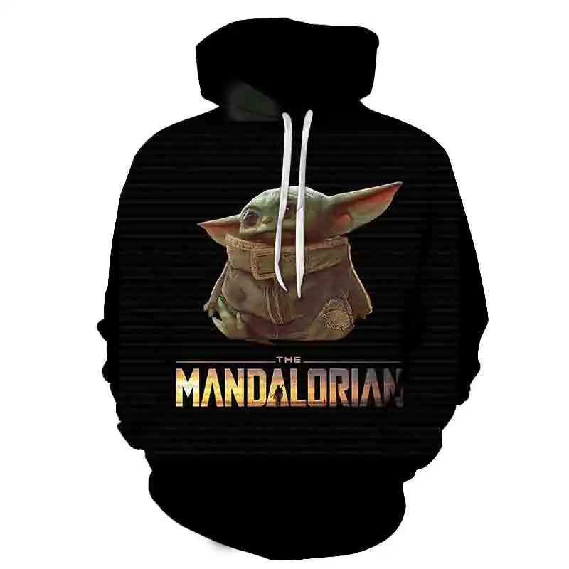 

New 3D Printed Boy Girl Kids Fashion Hoodies Pullover Character Yoda Men Women Children Casual Hot Sale Fashion Cool Sweatshirts