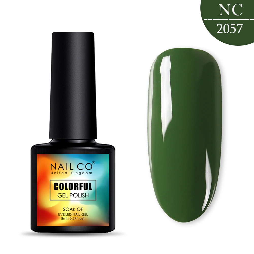 2057 NAILCO, 8 мл, 130 цветов, Гель-лак для ногтей Lucky color, Гель-лак для ногтей, дизайн ногтей, Гель-лак Esmalte Nails Lak Hybrid Soak Off - Цвет: 2057