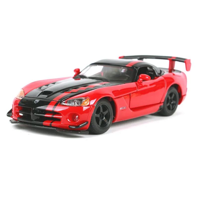 Эксклюзивная коллекция 1:24 Dodge Viper SRT 10 модель сплава моделирование литья