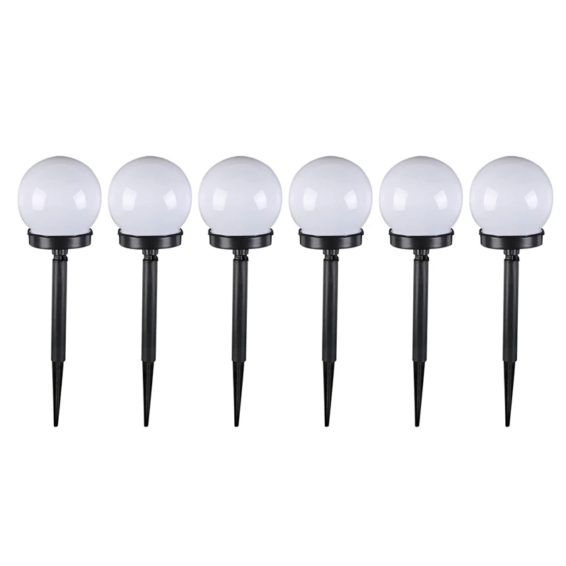 

6 Pcs/Lot Solar LED Light Bulb Waterproof Lawn Garden Light Solar Powered Landscape Lamp for Outdoor Camping Garden Night Lights