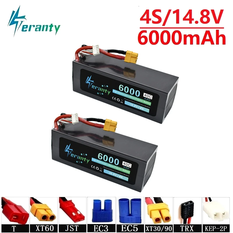 Teranty Power 14 8 v 6000mAh 40C Lipo Batterry для радиоуправляемого дрона лодки Quodcopter запасные части