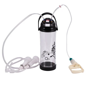 

3L Manual Impulse Type Milking Machine Portable Cow Breast Pump DIY Squeezing Cow Goat Milk Household Small Milking Machine for