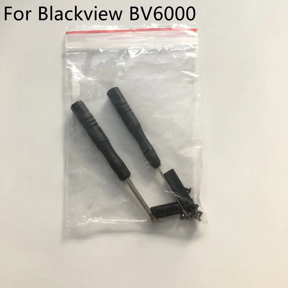 Б/у набор инструментов для разборки телефона+ винты для Blackview BV6000 4,7 MT6755 Octa core 1280x720+ номер отслеживания