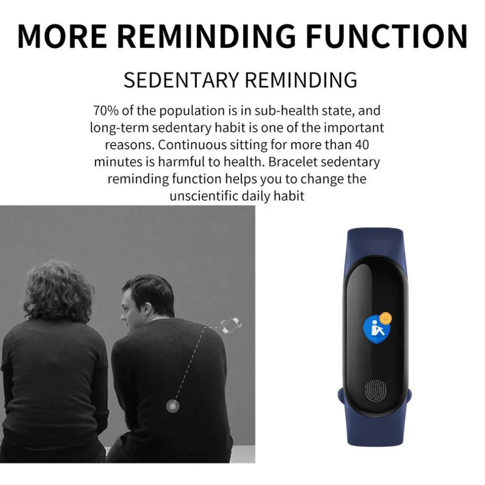 Смарт-часы, Bluetooth браслет, водонепроницаемый браслет, Bluetooth, смарт-браслет, кровяное давление, приложение, Контроль Пульса