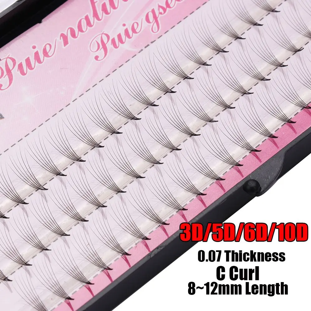 

High Quality Professional 0.07mm Thickness Natural Volume Mink Black Lash Grafting False Eyelashes Individual Eyelashes