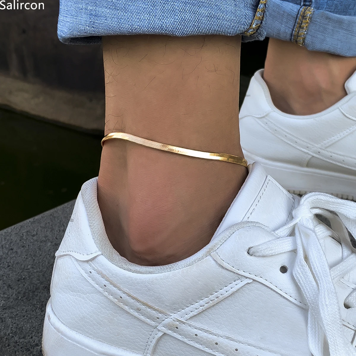 Golden anklets online | Gold anklets for women | Jos Alukkas